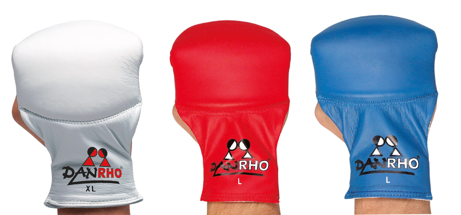 Handschutz Spezial in weiß, rot und blauFarbe: weiß, Größe: M